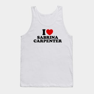 I Love Sabrina Carpenter Tank Top